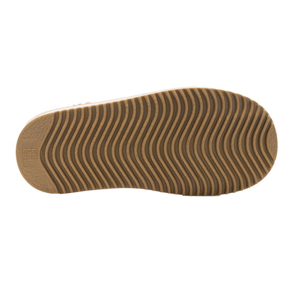 Burnt Tan - Close up - Regatta Childrens-Kids Risley Waterproof Mules