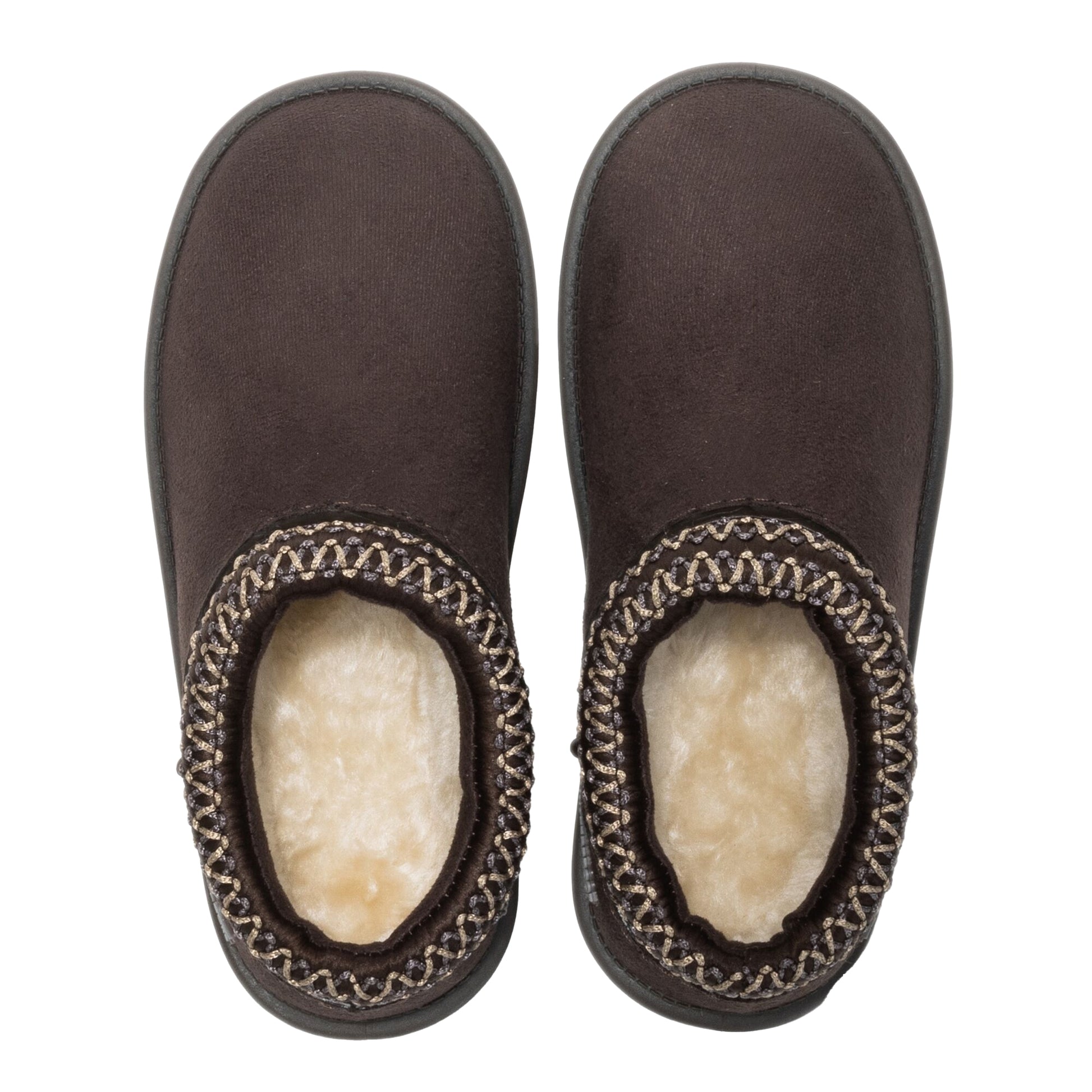 Chocolate - Pack Shot - Regatta Childrens-Kids Risley Waterproof Mules