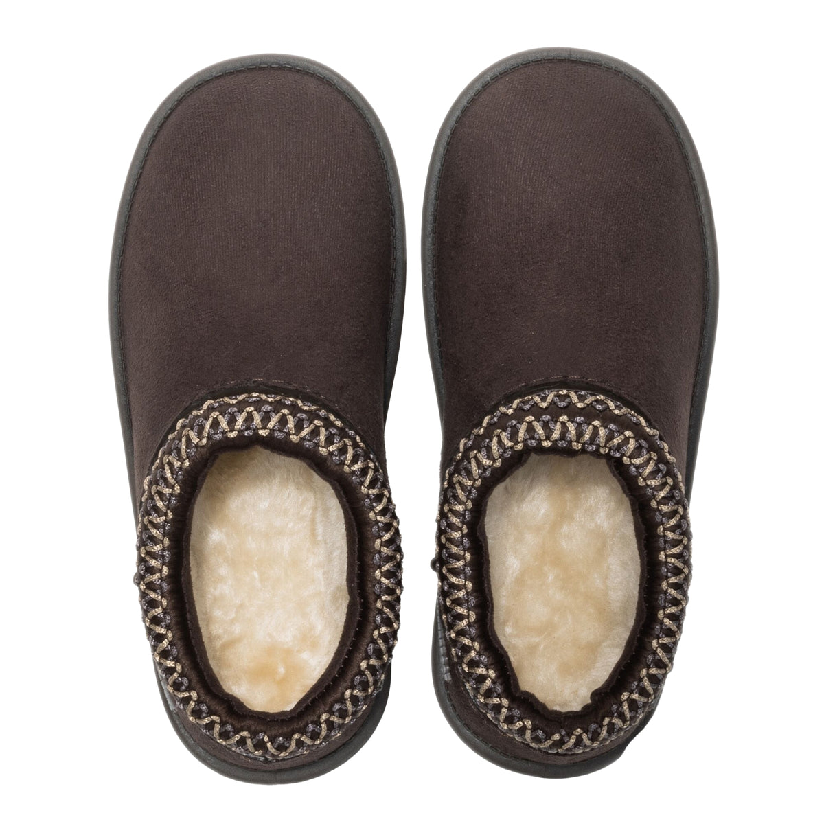 Chocolate - Pack Shot - Regatta Childrens-Kids Risley Waterproof Mules