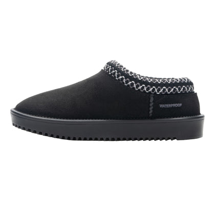Black - Side - Regatta Childrens-Kids Risley Waterproof Mules