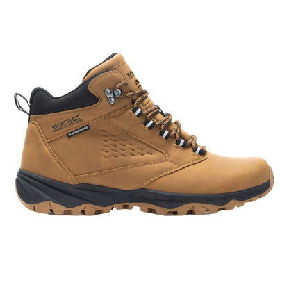 Tan - Lifestyle - Regatta Mens Amble Waterproof Walking Boots