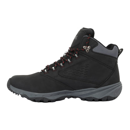 Black-Rio Red - Side - Regatta Mens Amble Waterproof Walking Boots