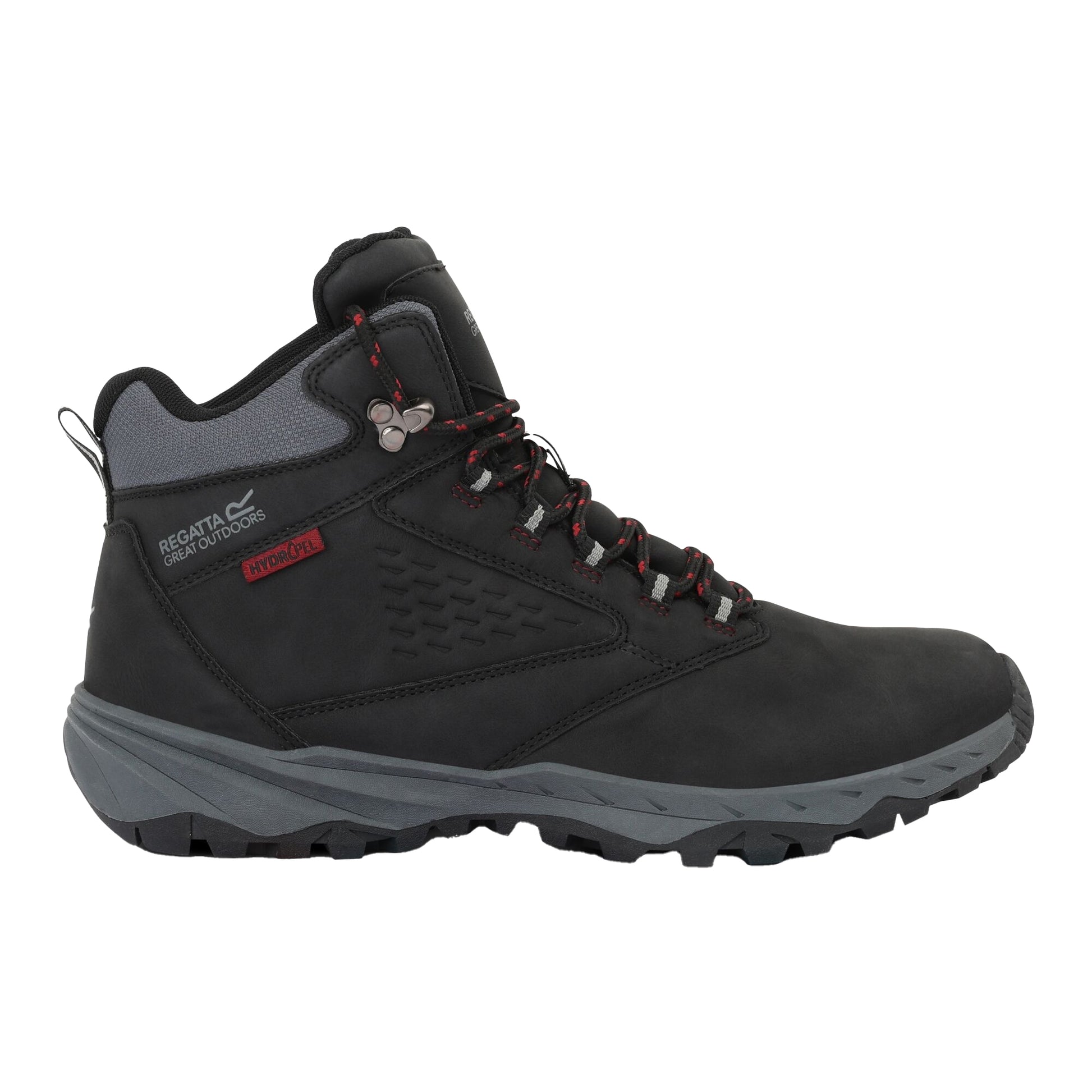 Black-Rio Red - Lifestyle - Regatta Mens Amble Waterproof Walking Boots