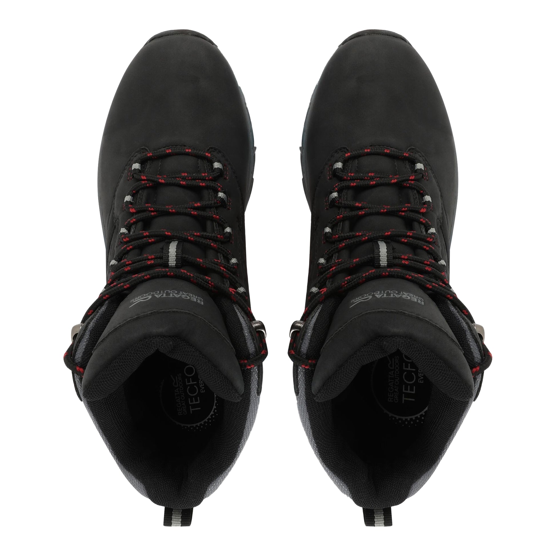 Black-Rio Red - Pack Shot - Regatta Mens Amble Waterproof Walking Boots