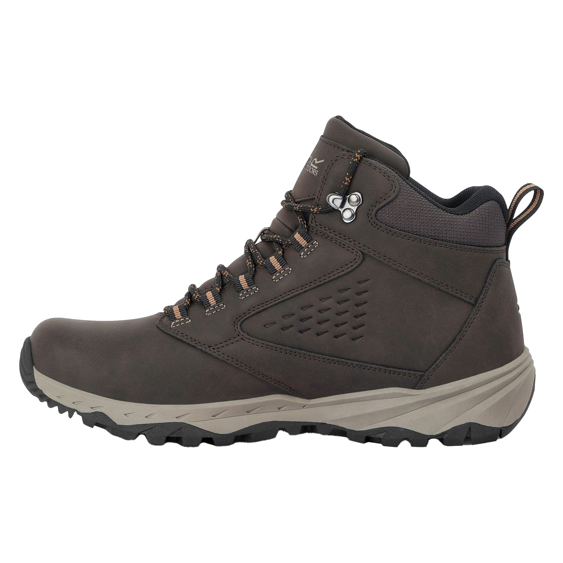 Peat-Tan - Side - Regatta Mens Amble Waterproof Walking Boots