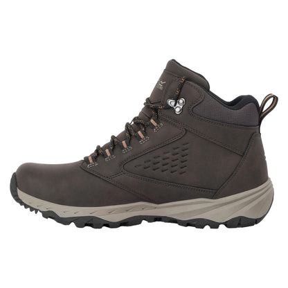 Peat-Tan - Side - Regatta Mens Amble Waterproof Walking Boots