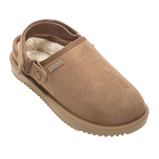 Burnt Tan - Front - Regatta Womens-Ladies Risley Clogs