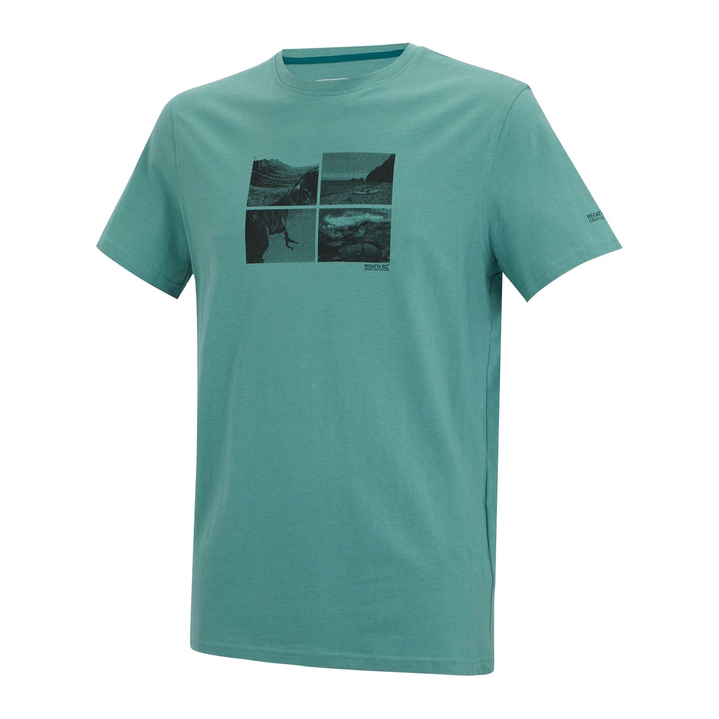 Arctic - Side - Regatta Mens Breezed Photo Collage T-Shirt