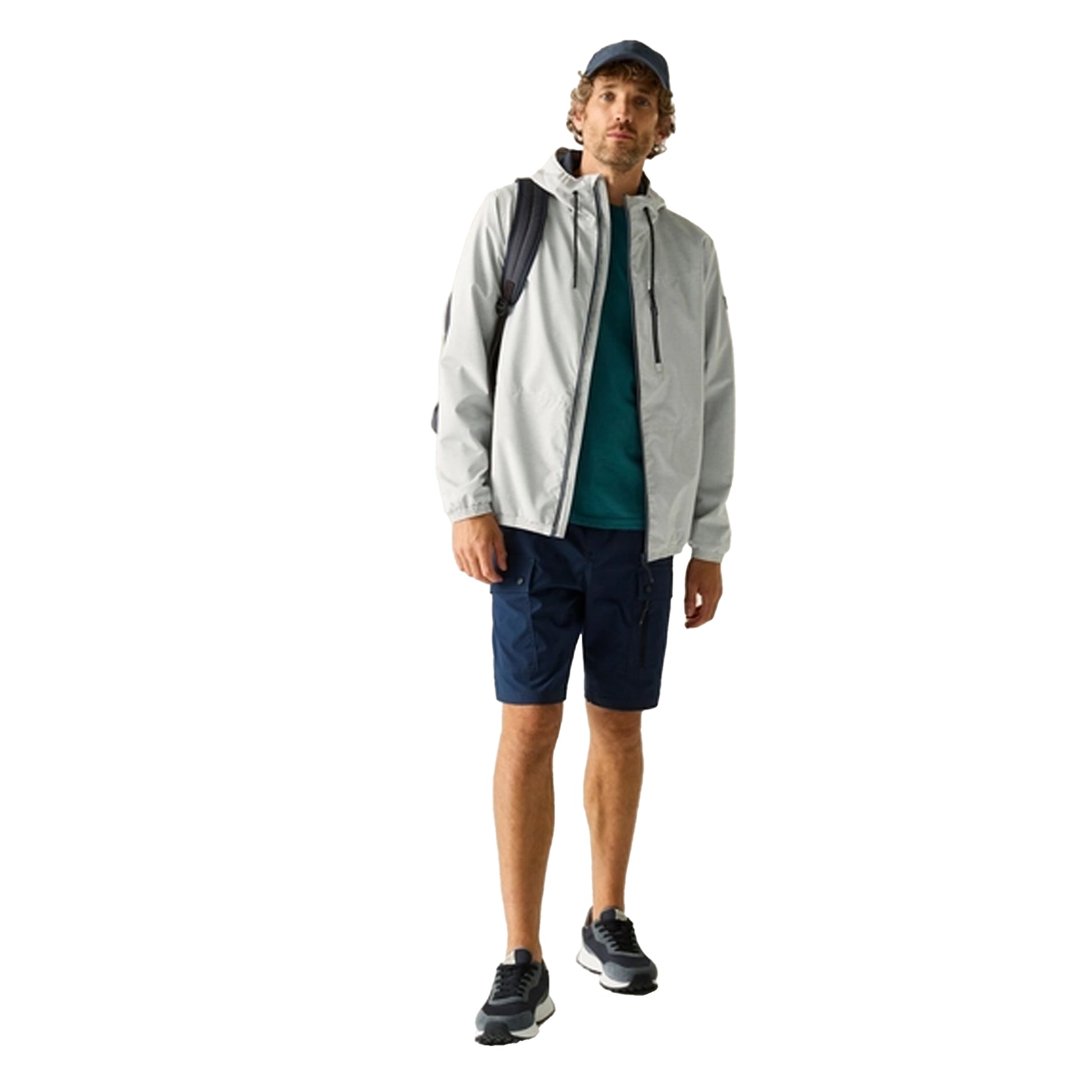 Silver Grey - Lifestyle - Regatta Mens Shorebay Waterproof Jacket