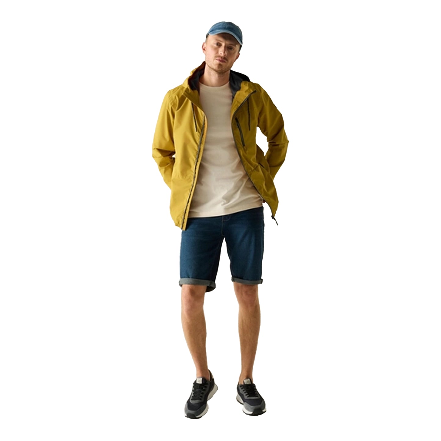 Wood Brown-Black - Lifestyle - Regatta Mens Shorebay Waterproof Jacket