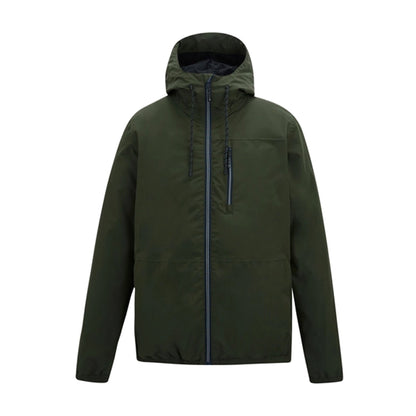Dark Khaki-Black - Front - Regatta Mens Shorebay Waterproof Jacket