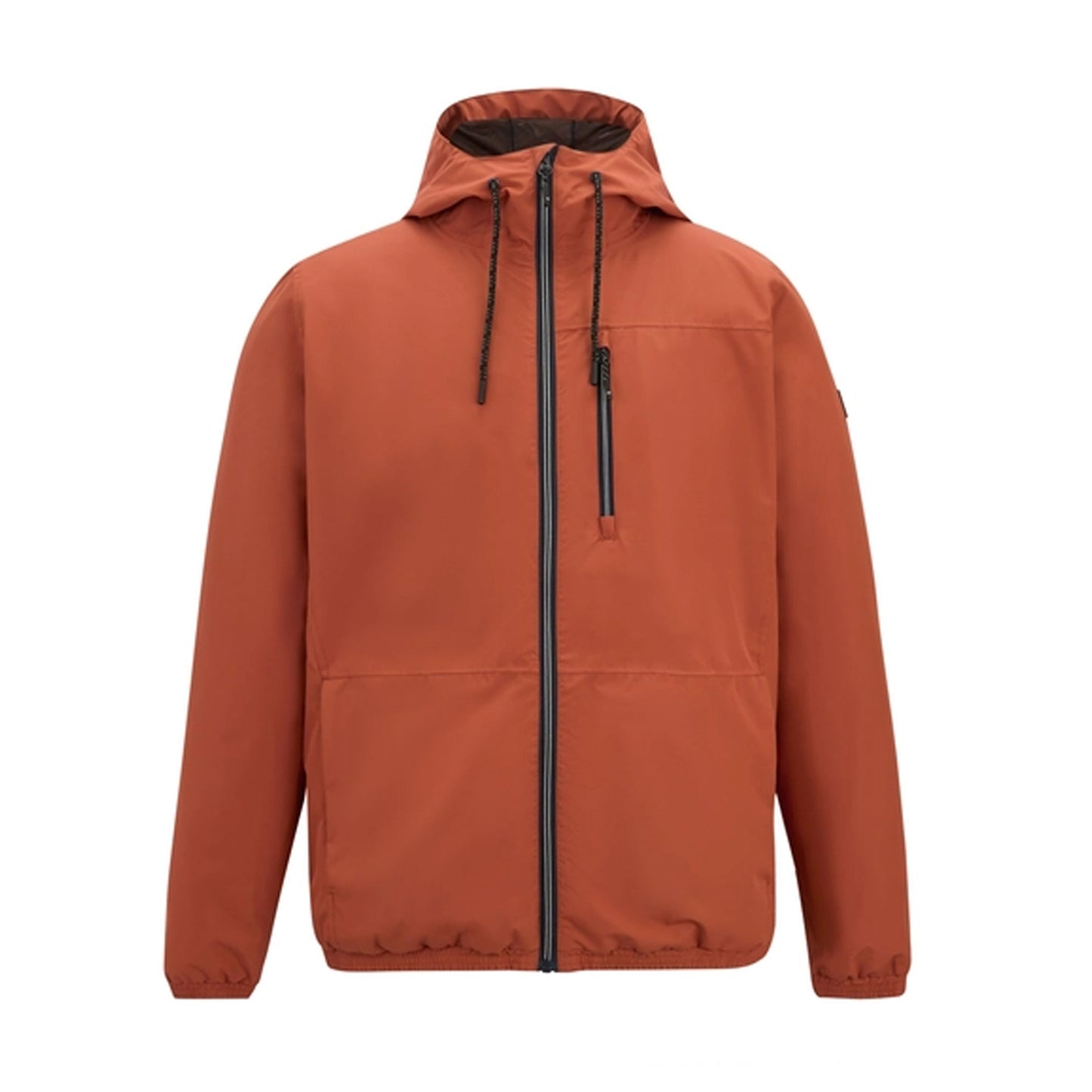 Brick-Black - Front - Regatta Mens Shorebay Waterproof Jacket