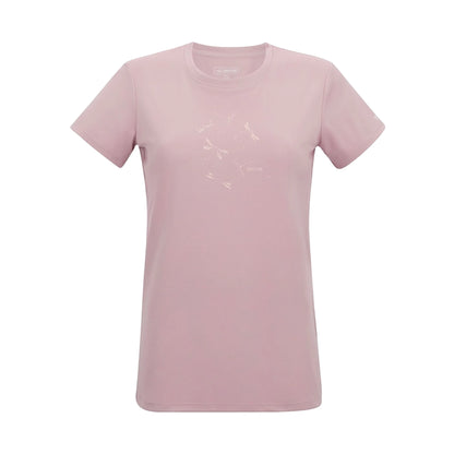Powder Lilac - Front - Regatta Womens-Ladies Fingal Dragonfly T-Shirt