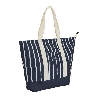 Navy-White - Side - Regatta Boulder Beach Tote Bag