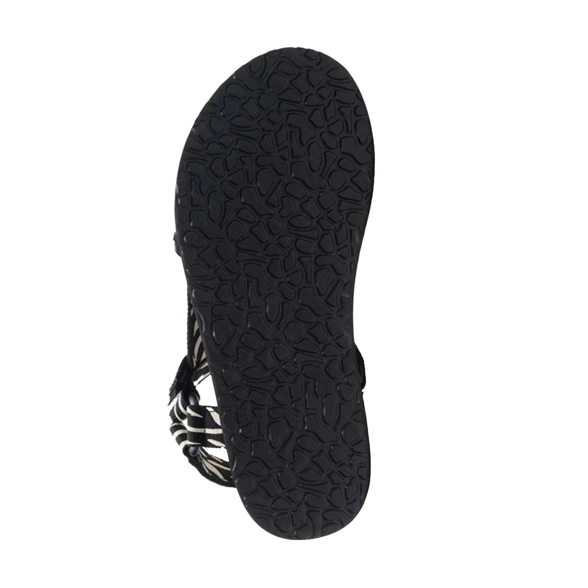 Black-White - Pack Shot - Regatta Womens-Ladies Zebra Print Sandals