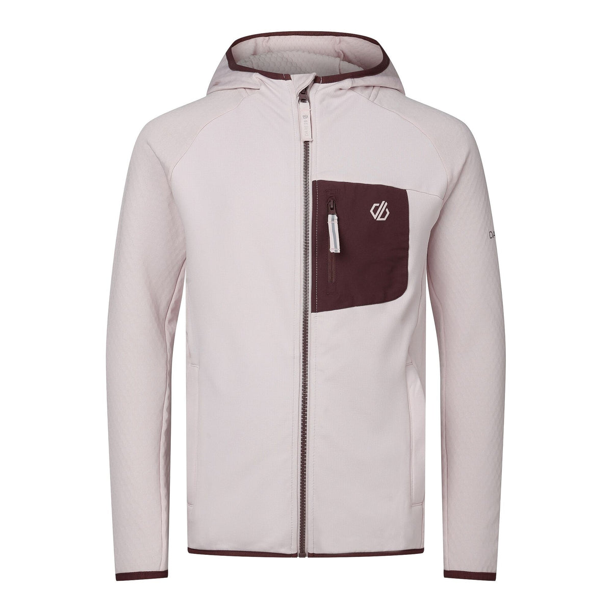 Pink Haze - Front - Dare 2B Childrens-Kids Expedition Stretch Midlayer