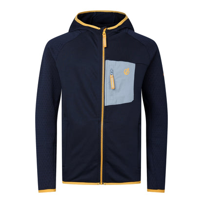 Navy - Front - Dare 2B Childrens-Kids Expedition Stretch Midlayer