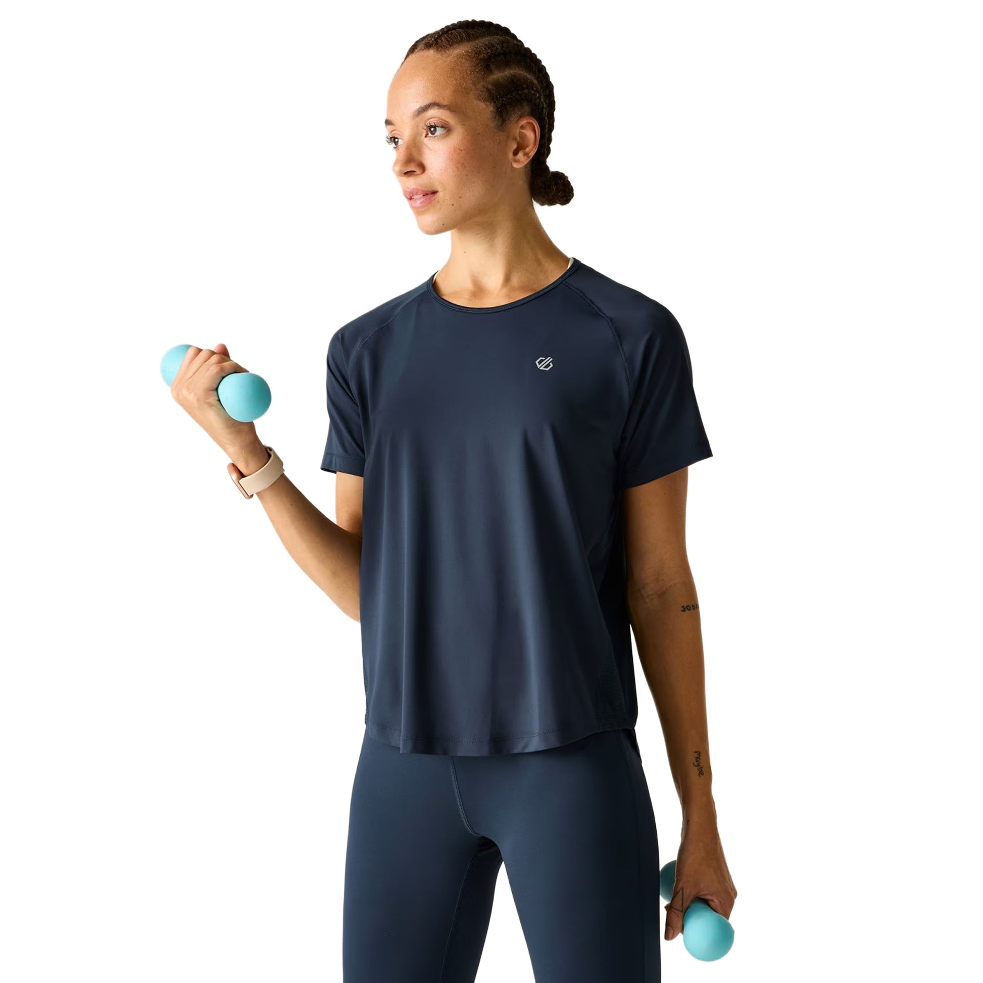 Navy - Lifestyle - Dare 2B Womens-Ladies Chase II T-Shirt
