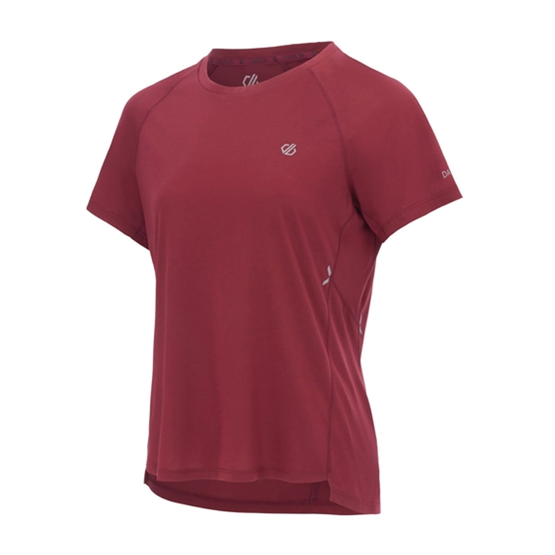 Tibetan Red - Side - Dare 2B Womens-Ladies Nimble T-Shirt