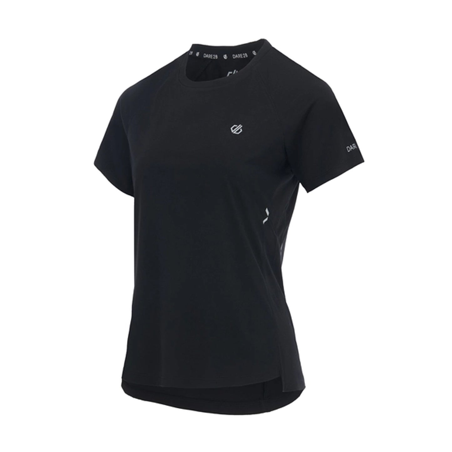 Black - Side - Dare 2B Womens-Ladies Nimble T-Shirt