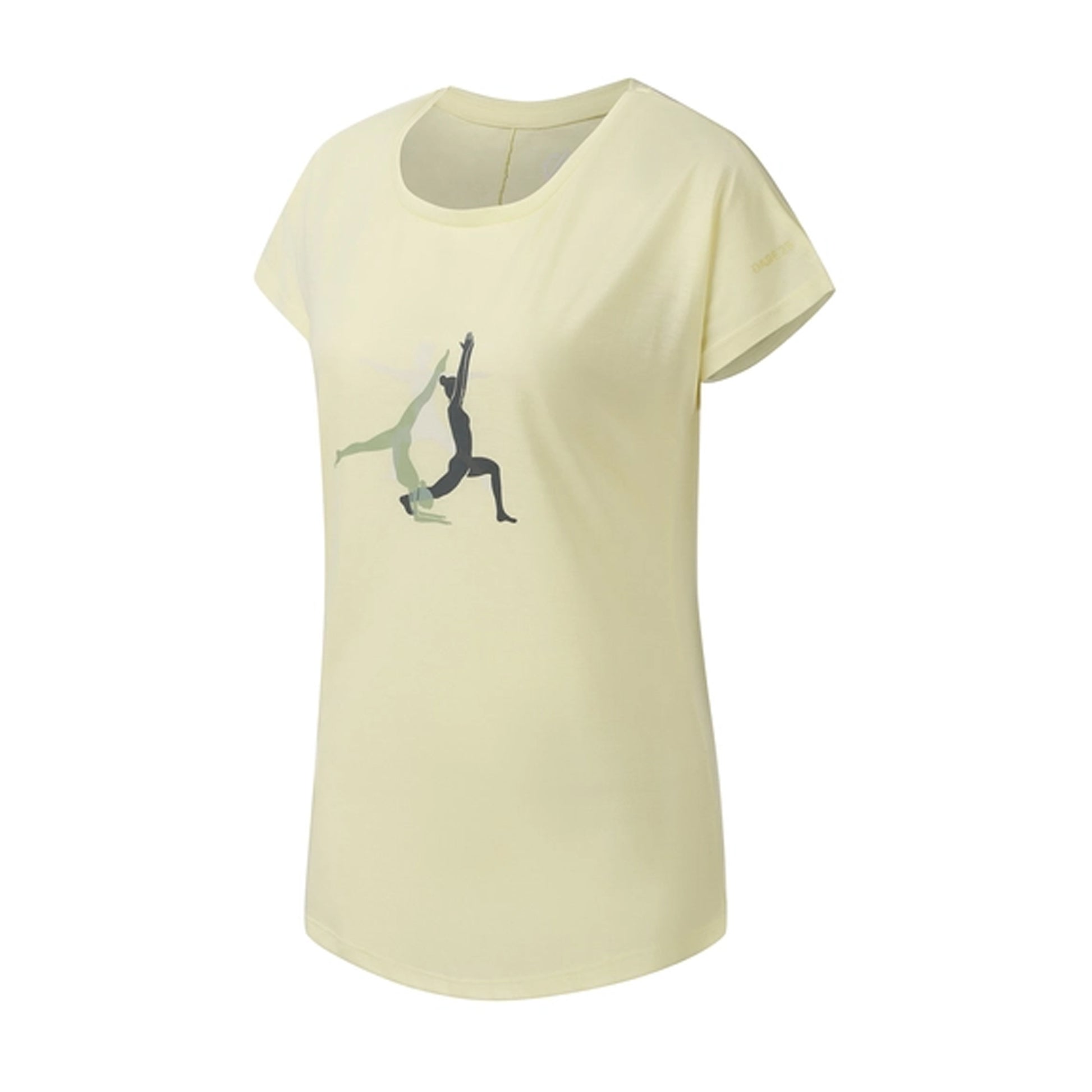 Wax Yellow - Side - Dare 2B Womens-Ladies Serenity Yoga Pose T-Shirt