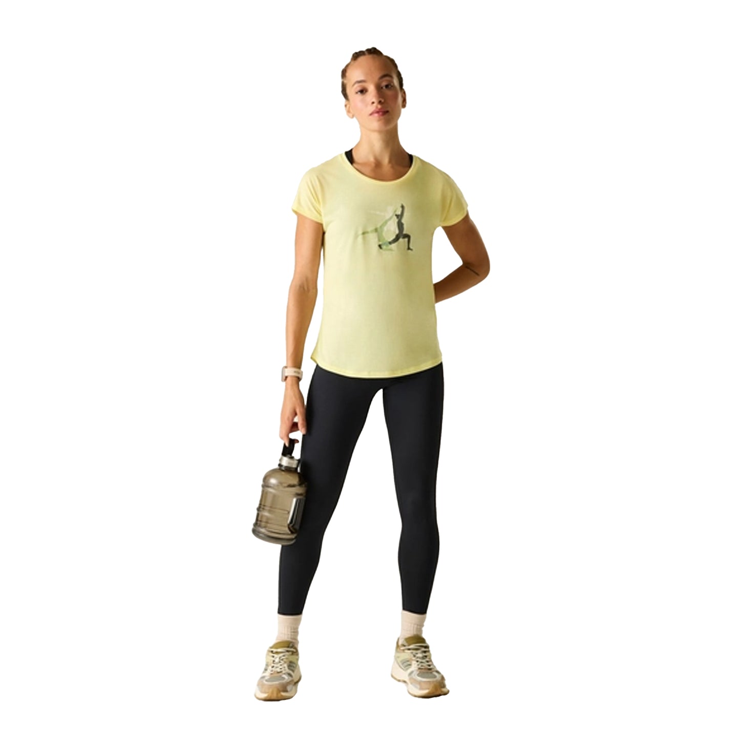 Wax Yellow - Lifestyle - Dare 2B Womens-Ladies Serenity Yoga Pose T-Shirt