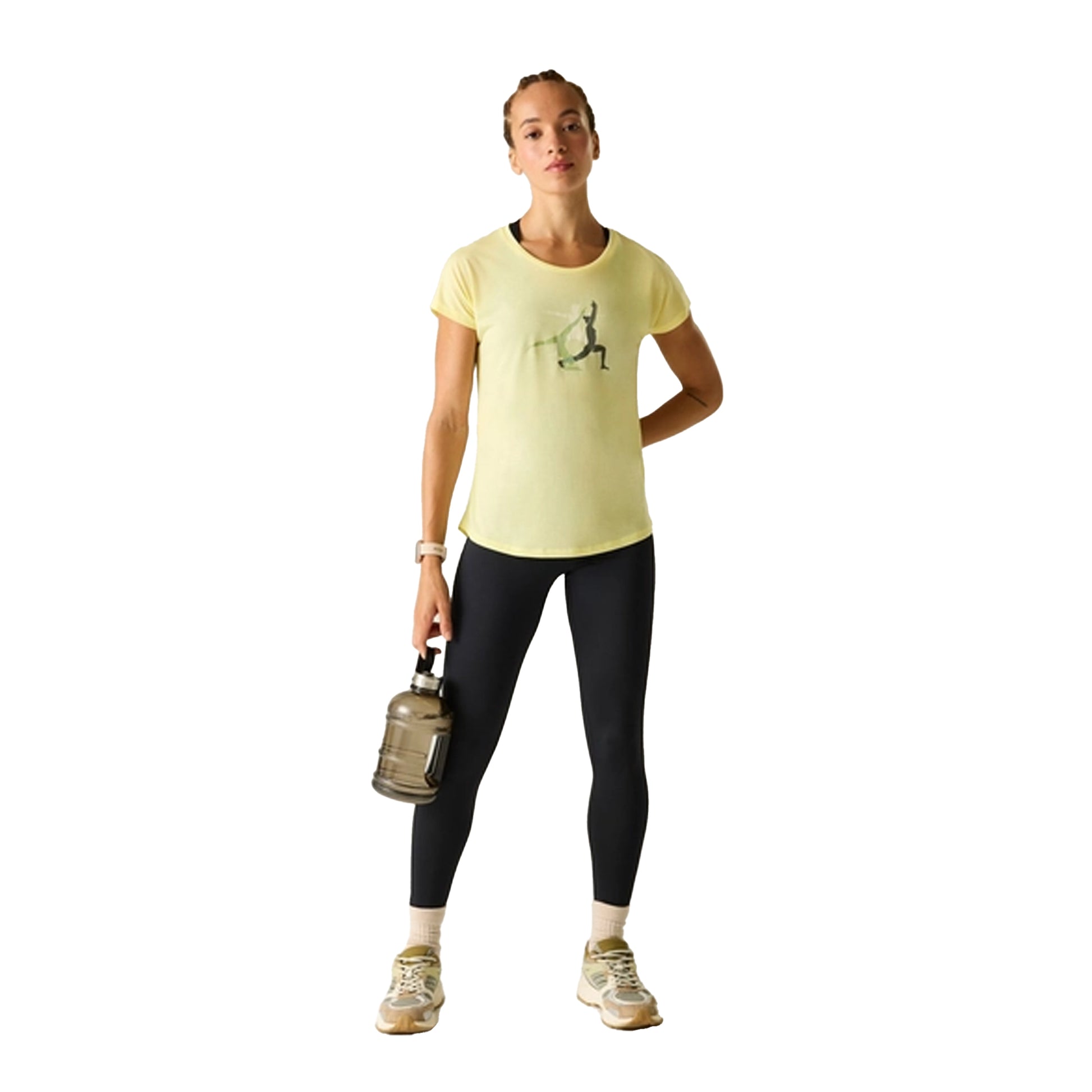 Wax Yellow - Lifestyle - Dare 2B Womens-Ladies Serenity Yoga Pose T-Shirt