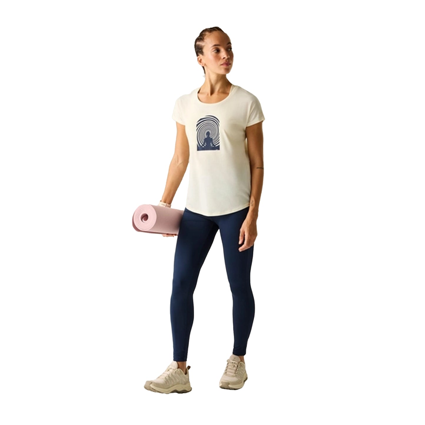 Almond Milk - Lifestyle - Dare 2B Womens-Ladies Serenity Psychedelic T-Shirt