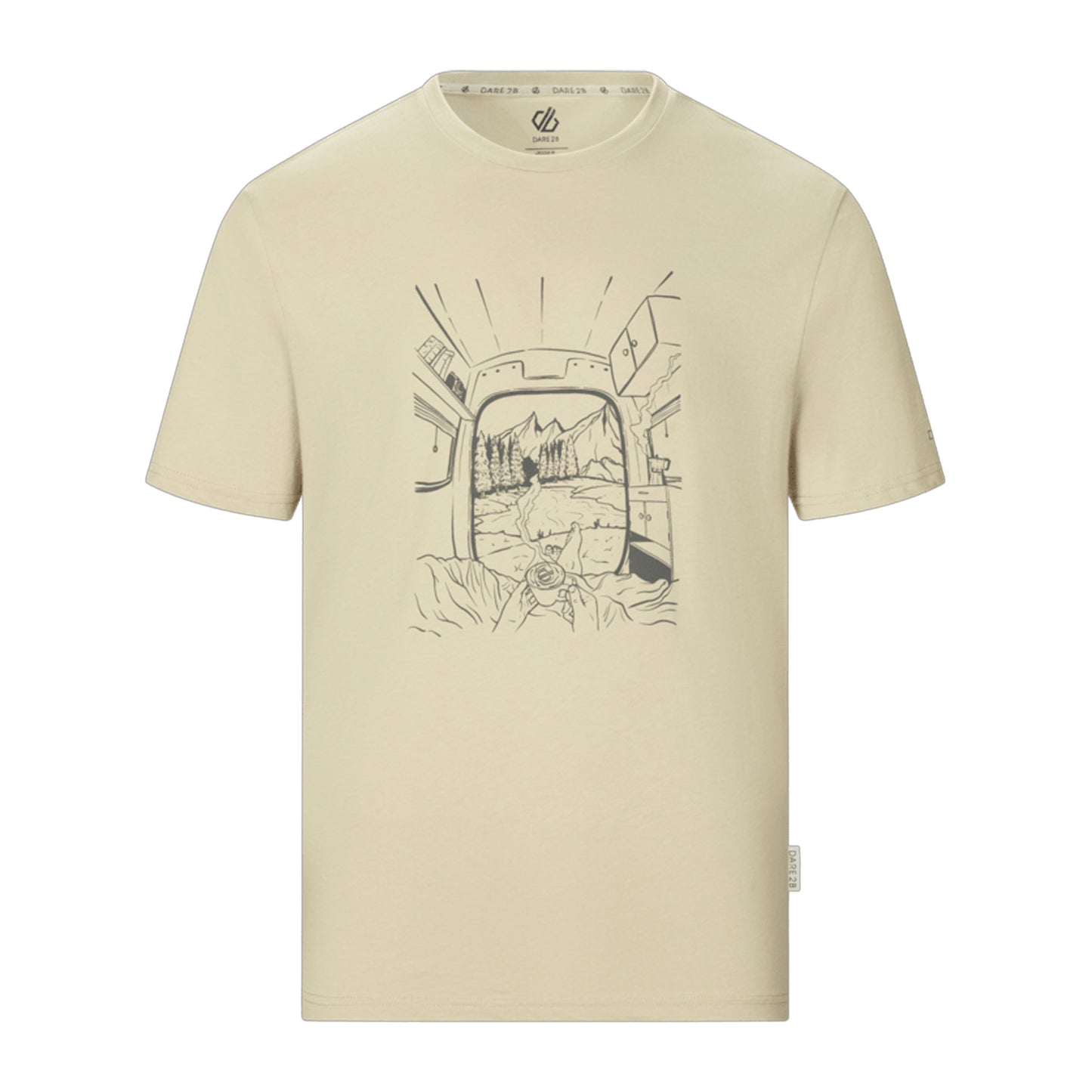 Abbeystone - Front - Dare 2B Mens Movement III Van Life T-Shirt