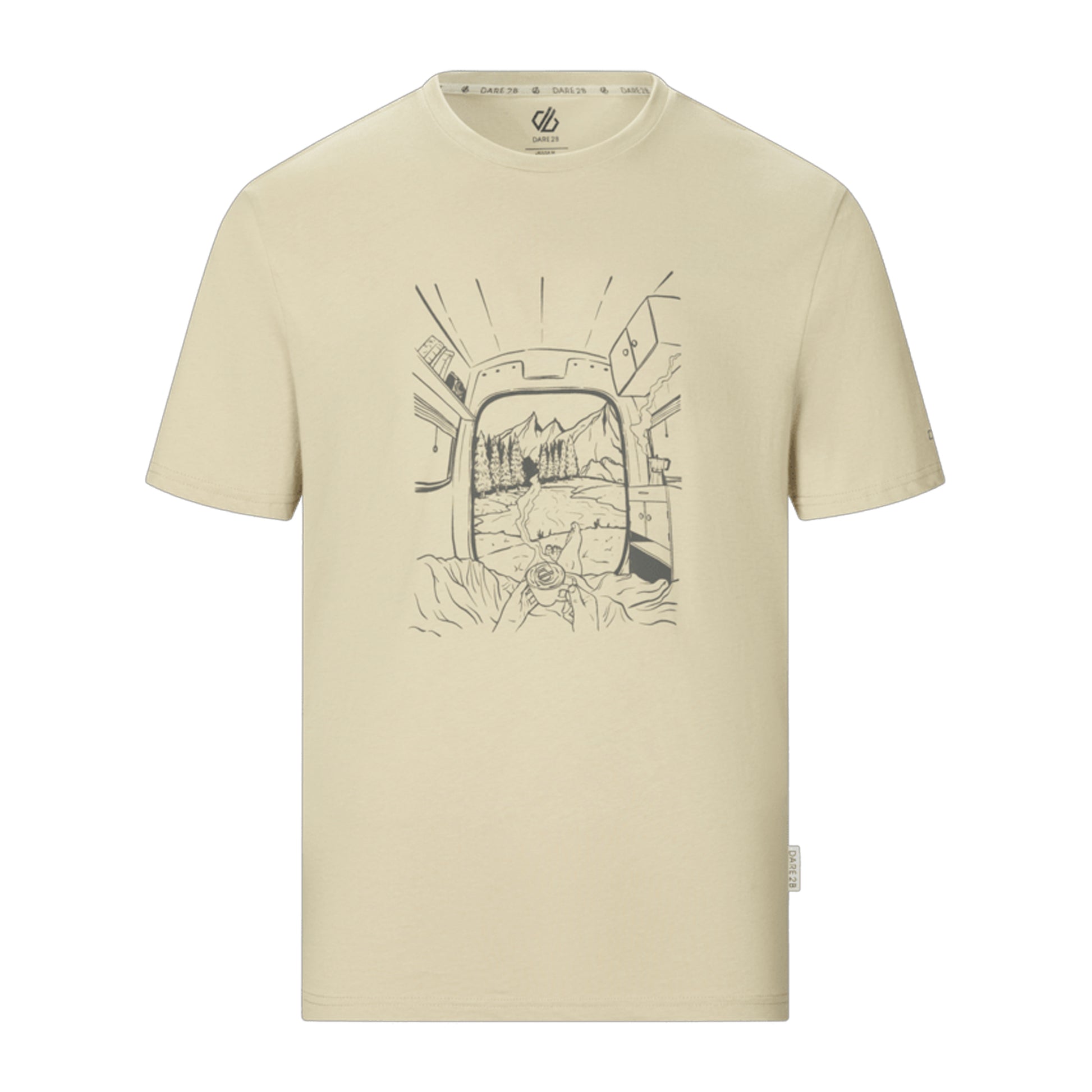 Abbeystone - Front - Dare 2B Mens Movement III Van Life T-Shirt