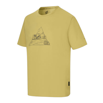 Oil Yellow - Side - Dare 2B Mens Movement III Mountain T-Shirt