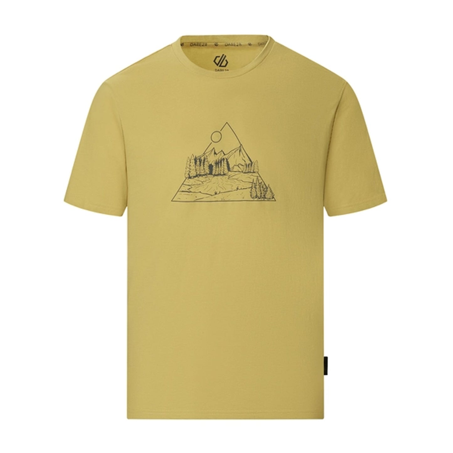 Oil Yellow - Front - Dare 2B Mens Movement III Mountain T-Shirt