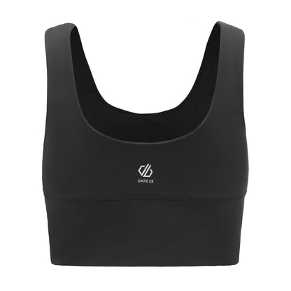 Black - Back - Dare 2B Womens-Ladies Refresh Sports Bra