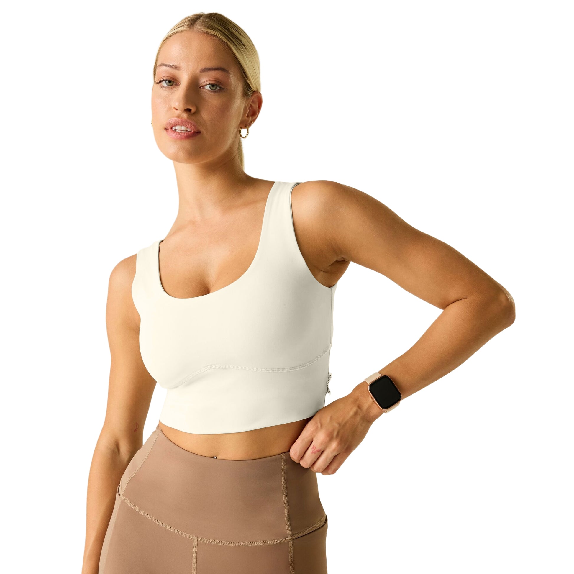 Almond Milk - Lifestyle - Dare 2B Womens-Ladies Refresh Sports Bra