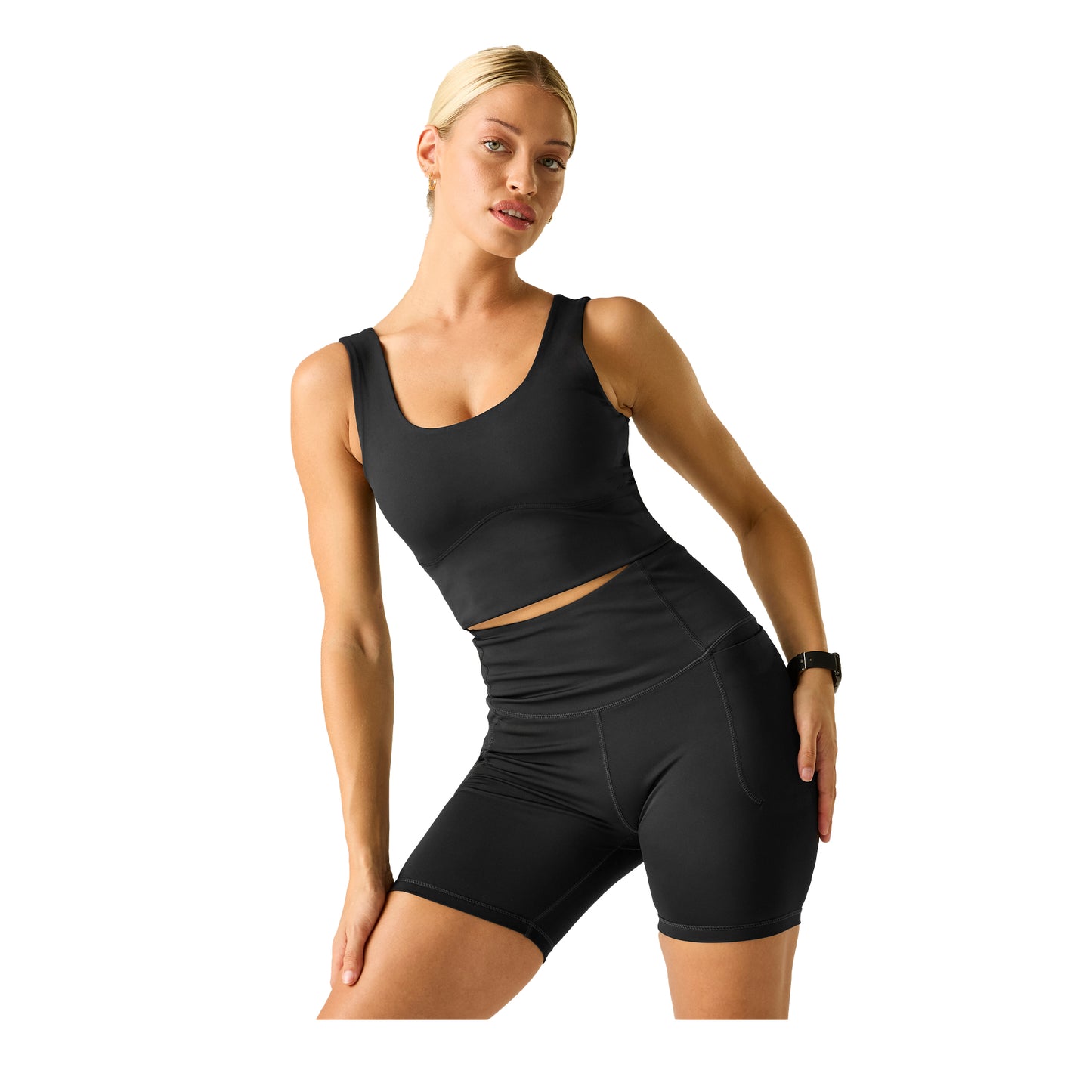 Black - Lifestyle - Dare 2B Womens-Ladies Refresh Sports Bra