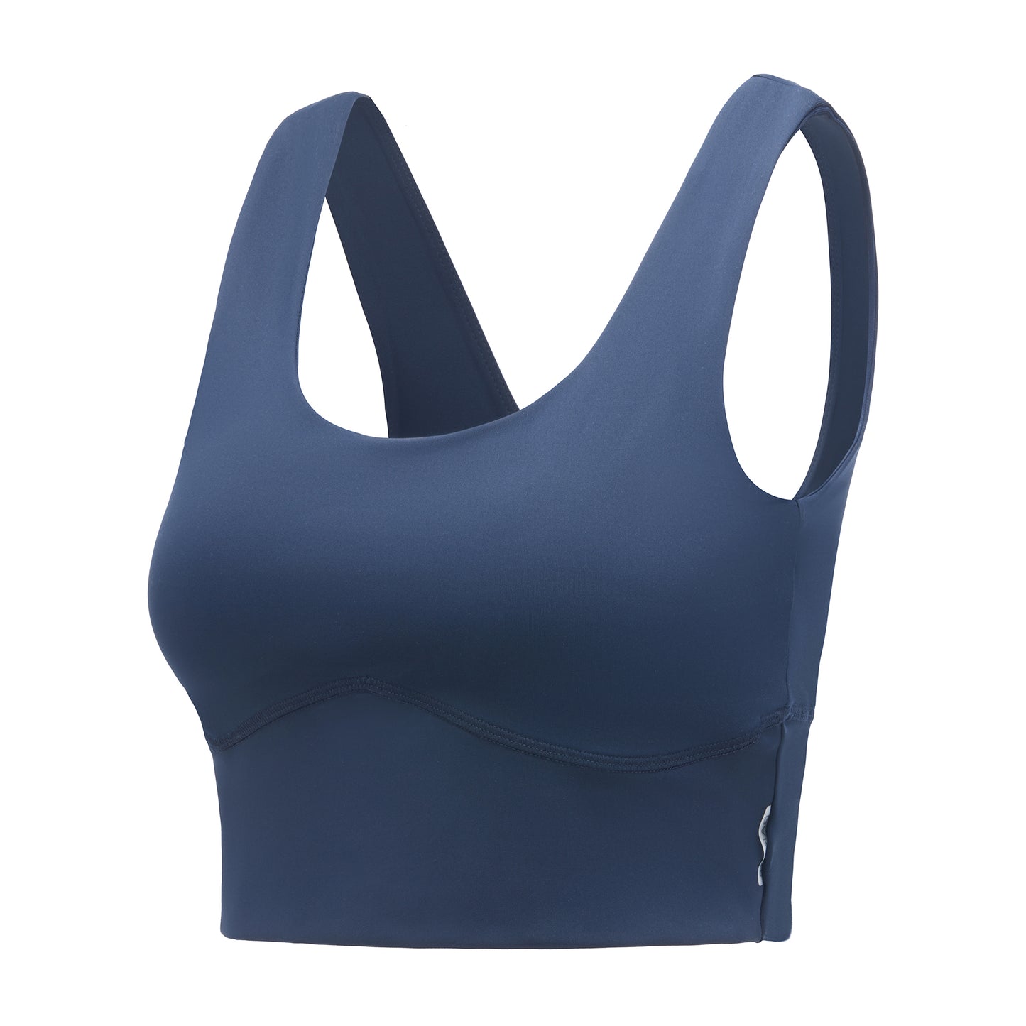 Navy - Side - Dare 2B Womens-Ladies Refresh Sports Bra
