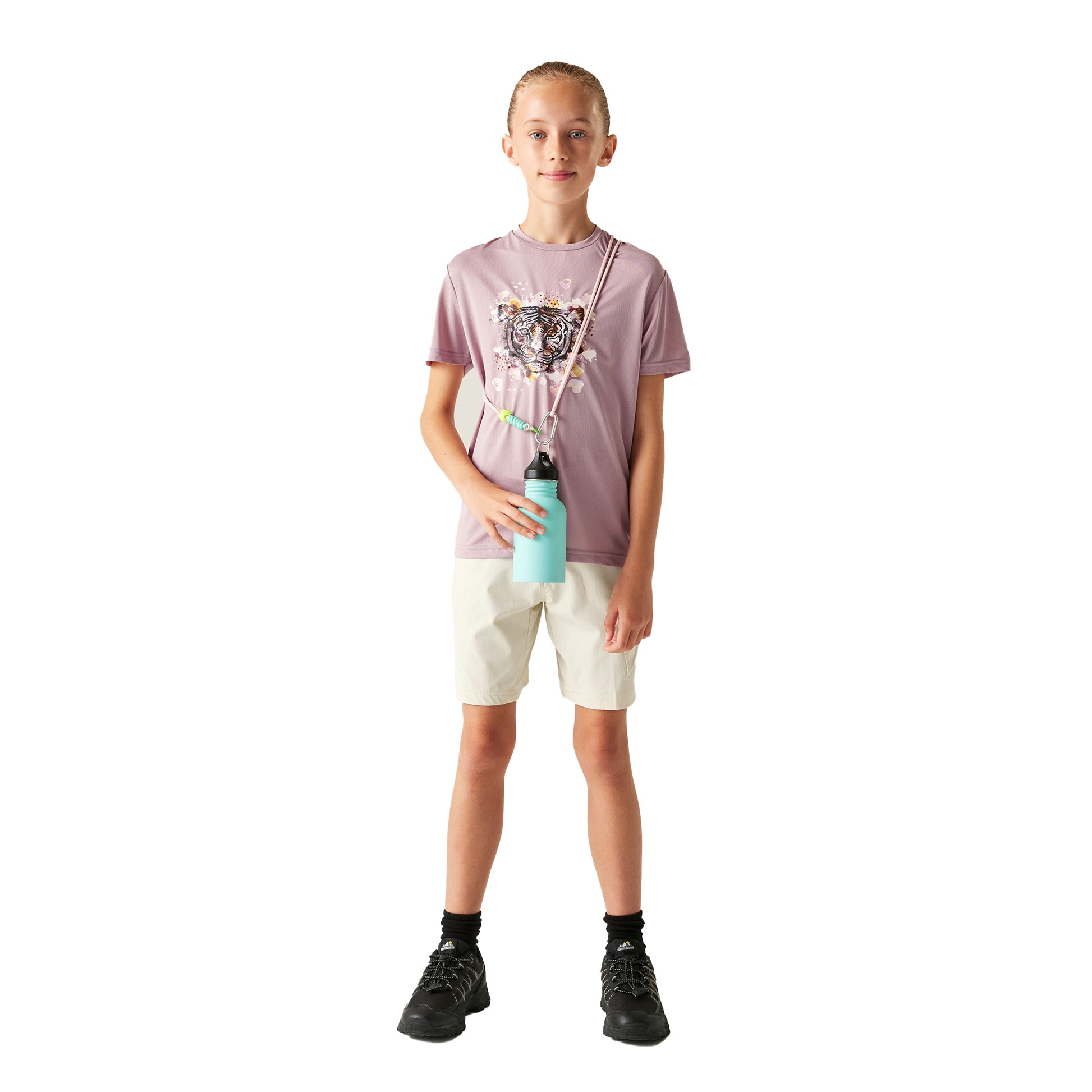 Dusky Orchid - Pack Shot - Dare 2B Childrens-Kids Amusing Skeleton Hand T-Shirt
