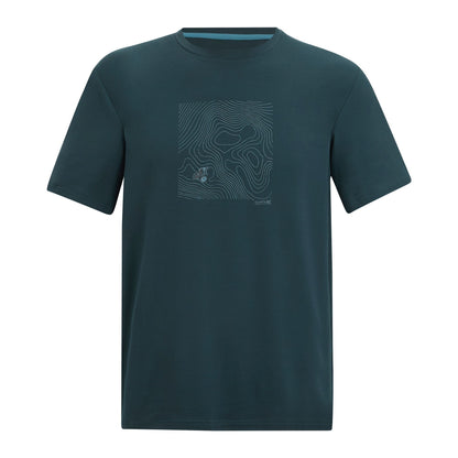 Night Sky - Front - Regatta Mens Fingal Sunset Stretch T-Shirt
