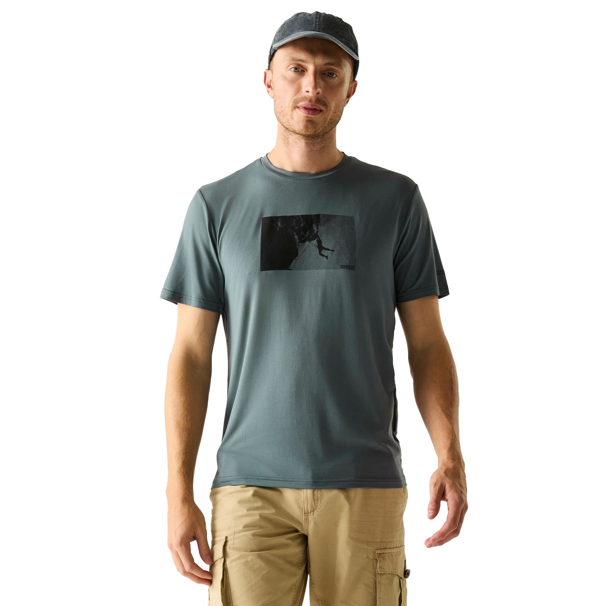 Dark Storm - Lifestyle - Regatta Mens Fingal Sunset Stretch T-Shirt