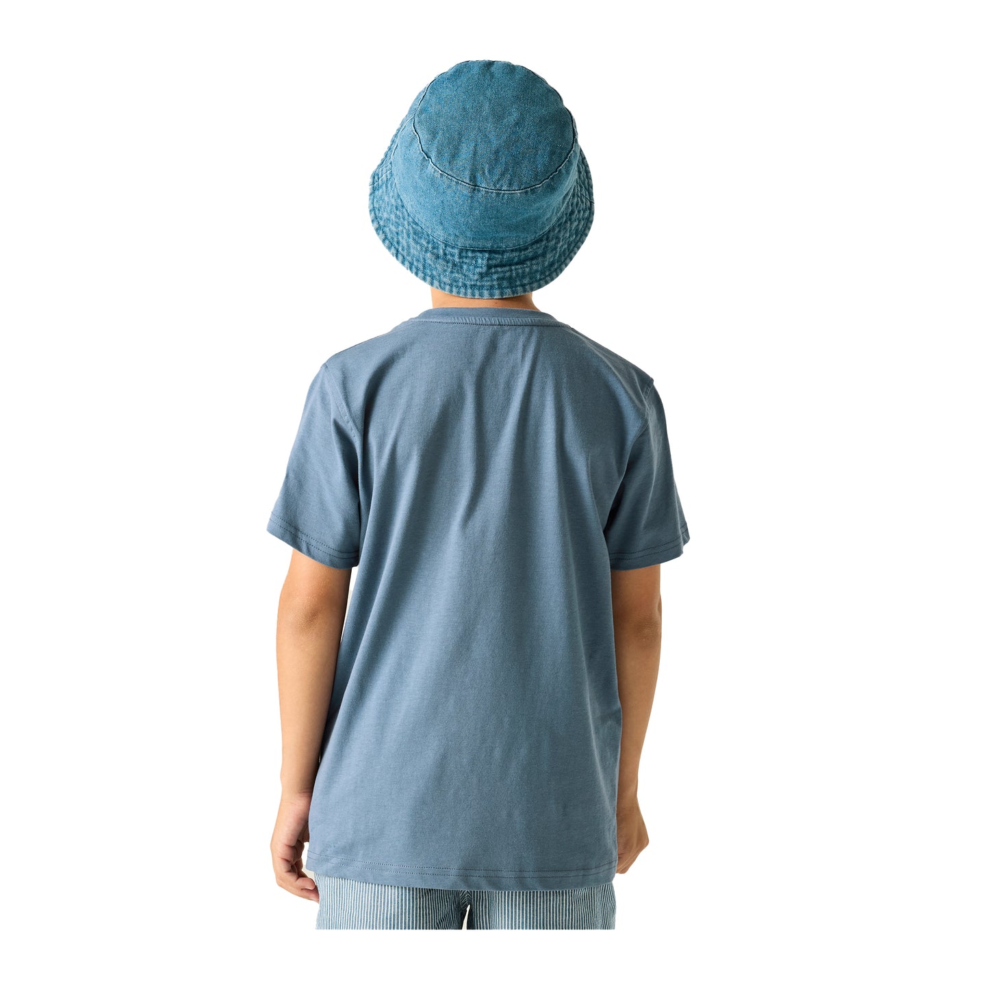 China Blue - Pack Shot - Regatta Childrens-Kids Bosley For Every Adventure Moon Mountain T-Shirt
