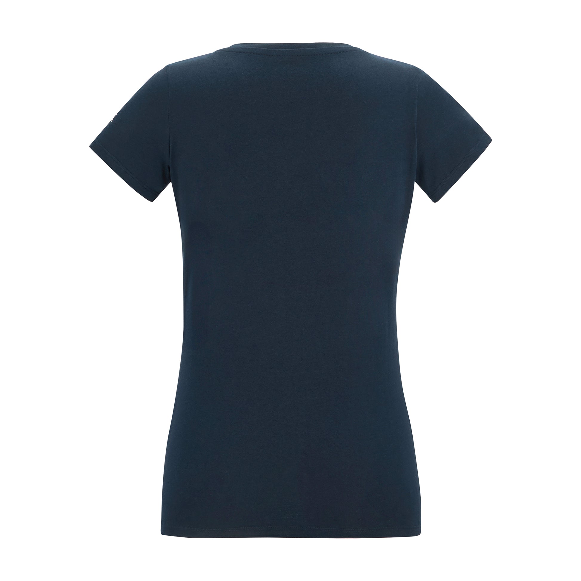 Navy - Back - Regatta Womens-Ladies Breezed Mountain Scene T-Shirt