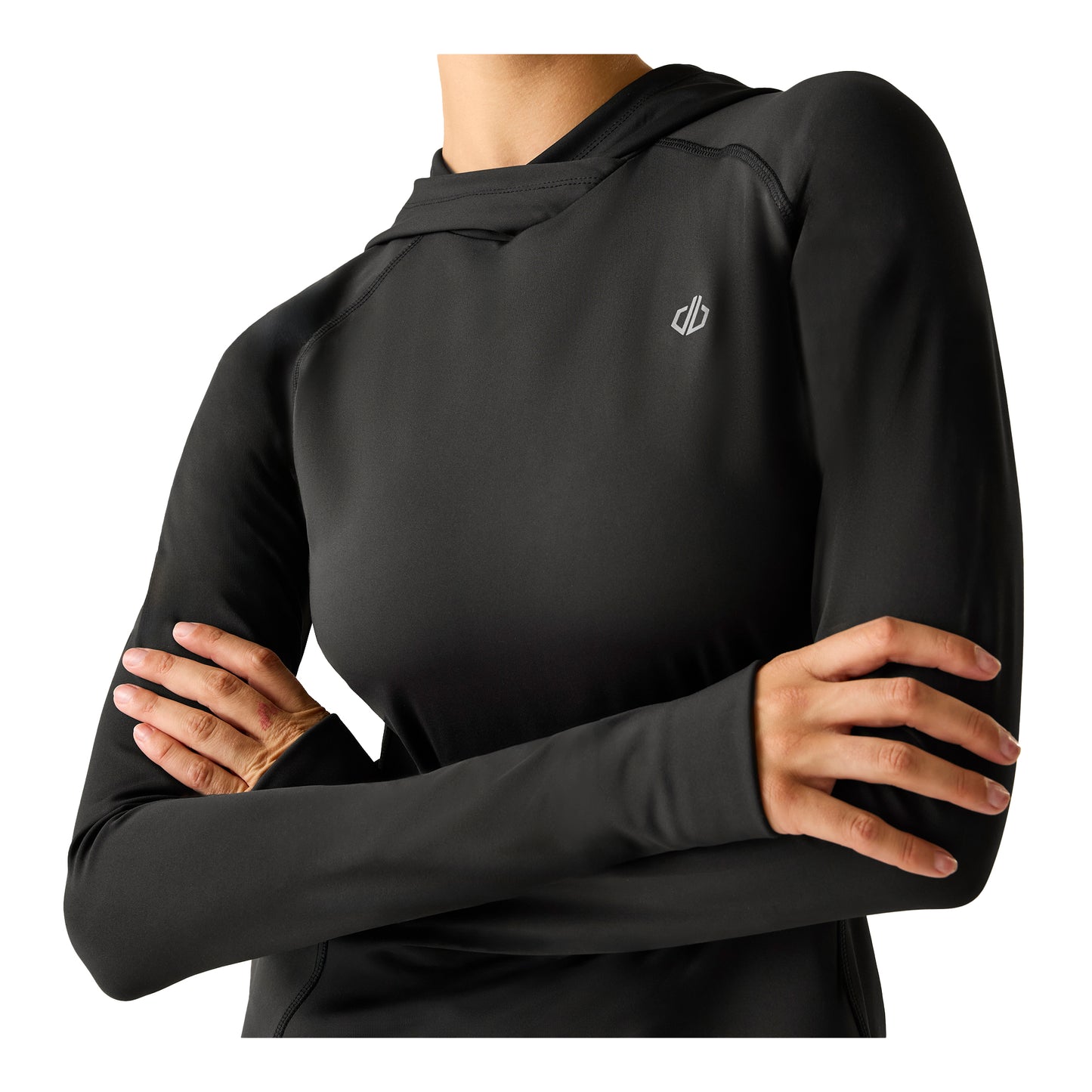 Black - Lifestyle - Dare 2B Womens-Ladies Refresh Hoodie