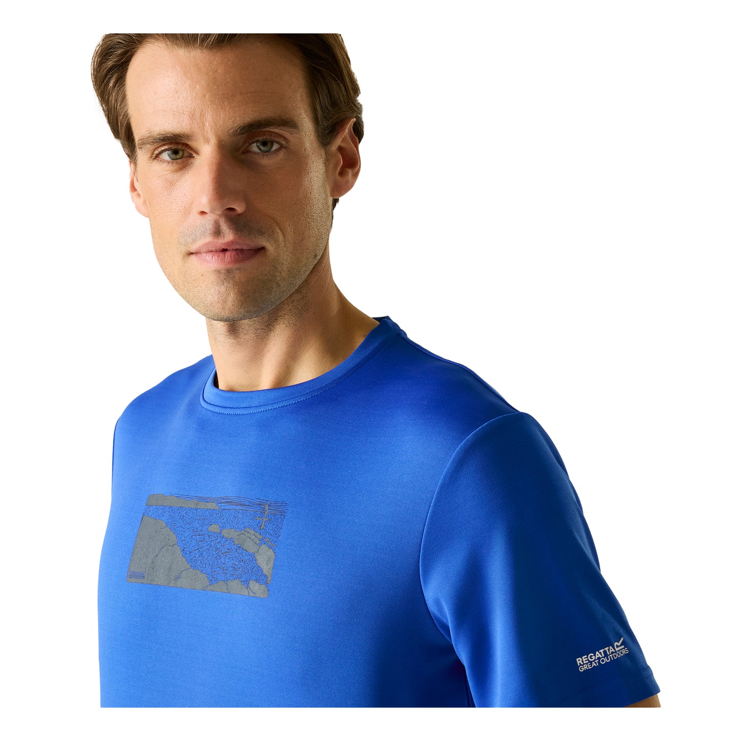 Olympian Blue - Lifestyle - Regatta Mens Fingal River T-Shirt