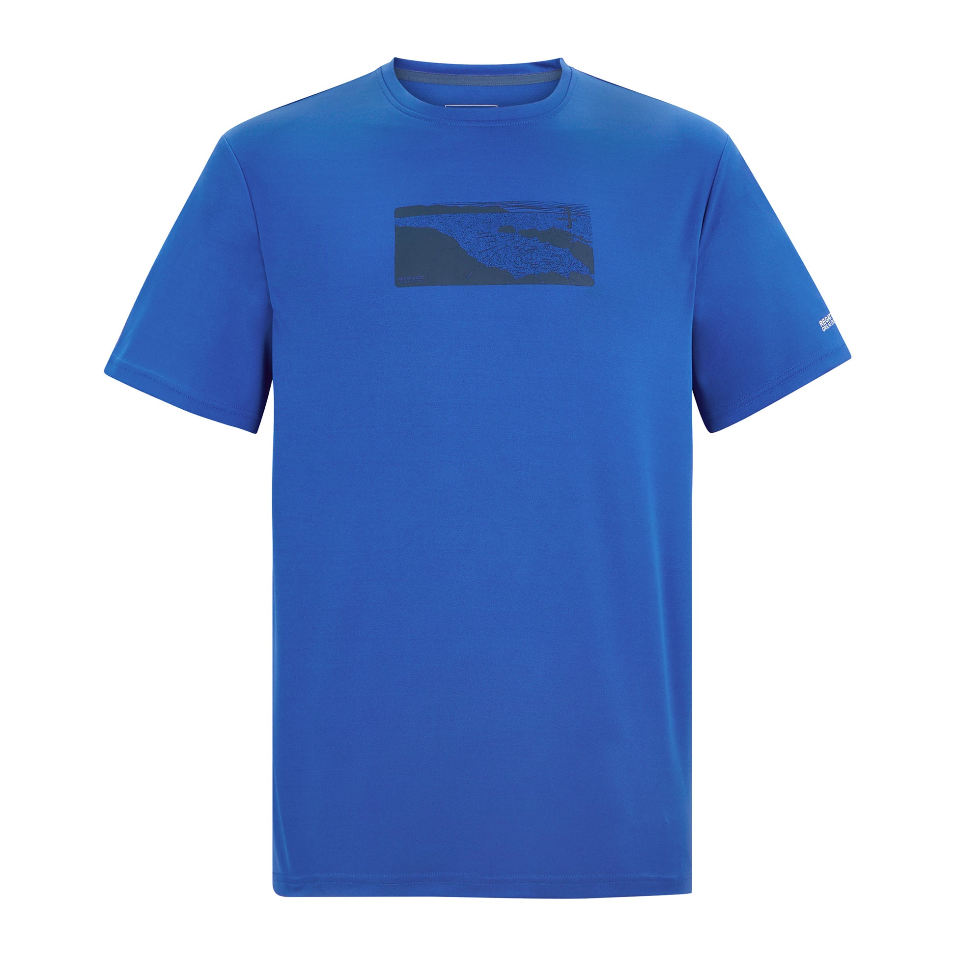 Olympian Blue - Front - Regatta Mens Fingal River T-Shirt