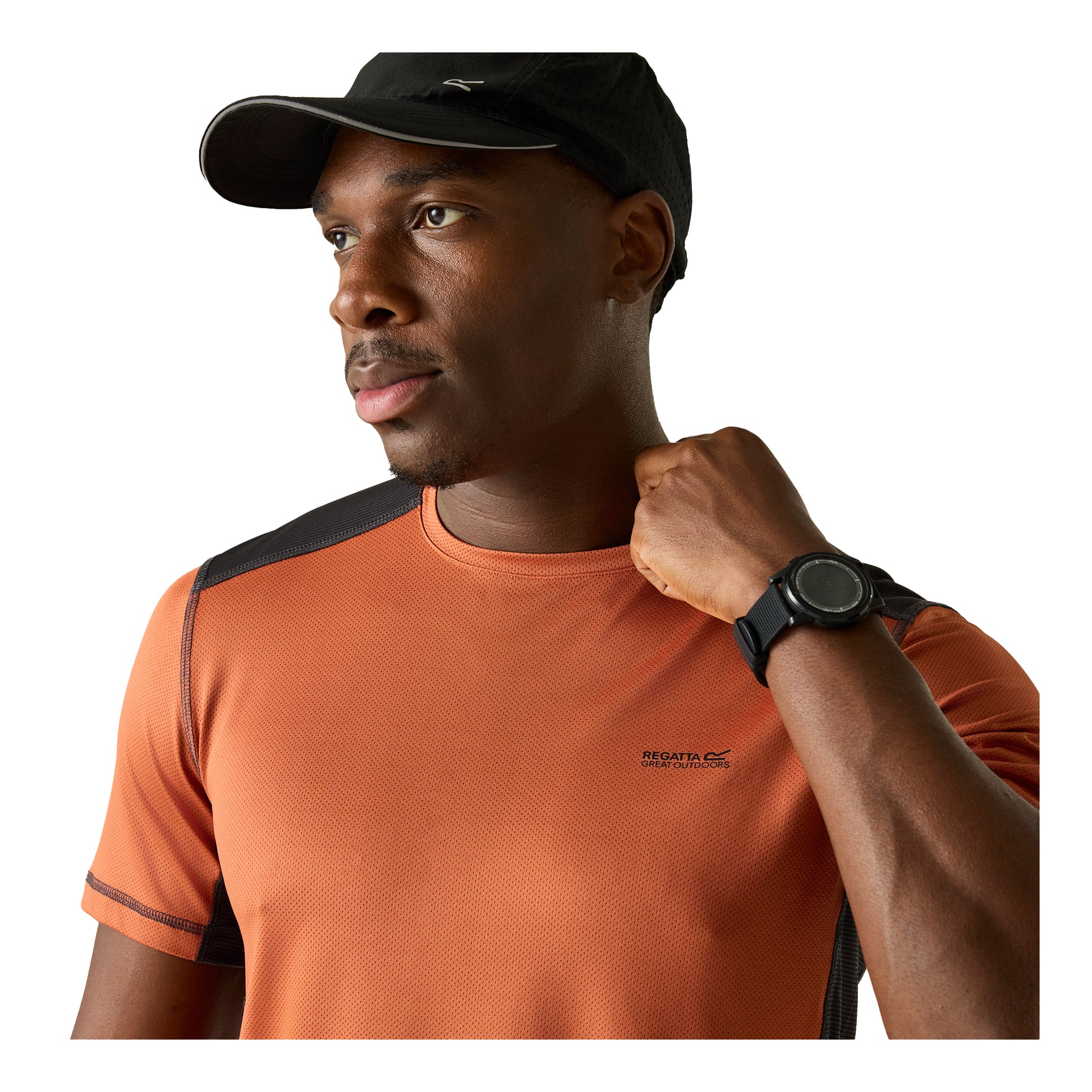 Brick-Black - Lifestyle - Regatta Mens Virda T-Shirt