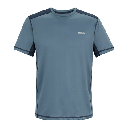 China Blue-Navy - Front - Regatta Mens Virda T-Shirt