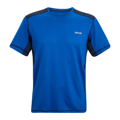 Olympian Blue-Navy - Front - Regatta Mens Virda T-Shirt