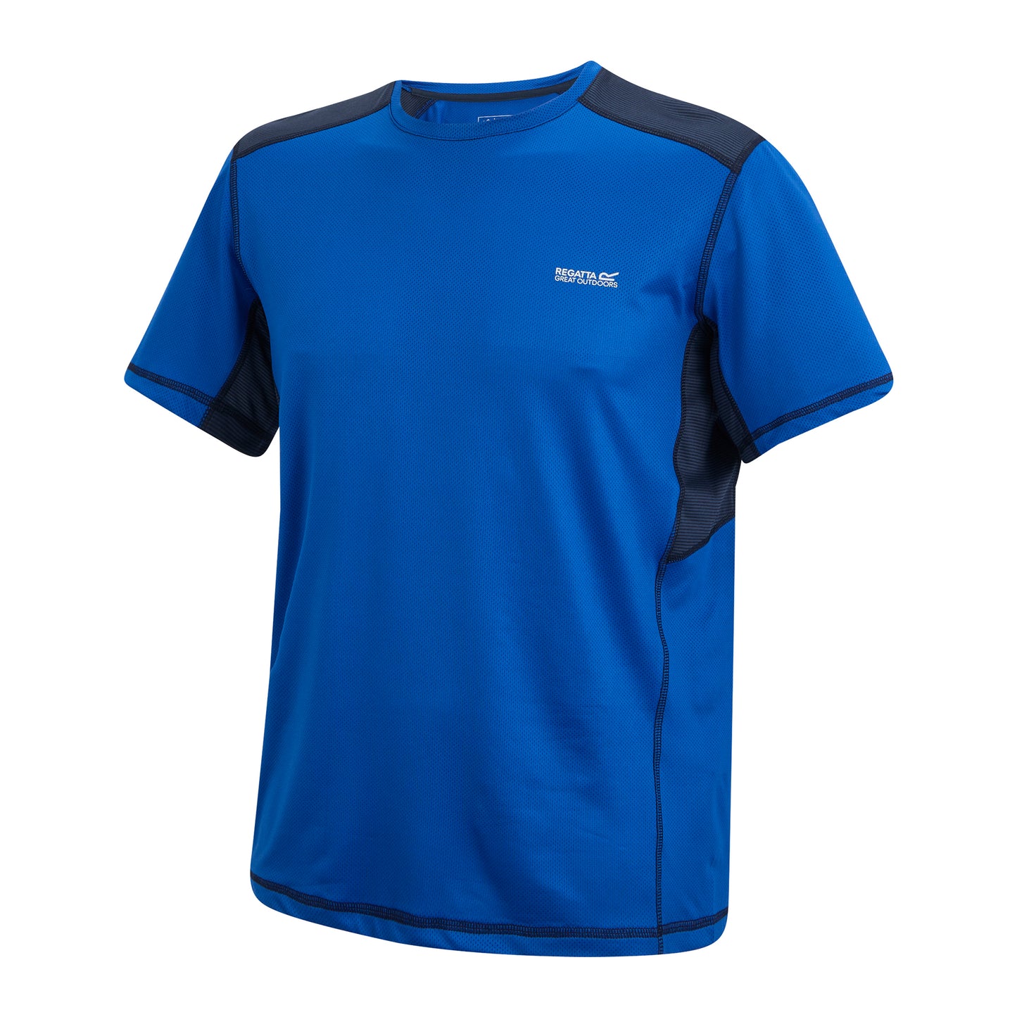 Olympian Blue-Navy - Side - Regatta Mens Virda T-Shirt