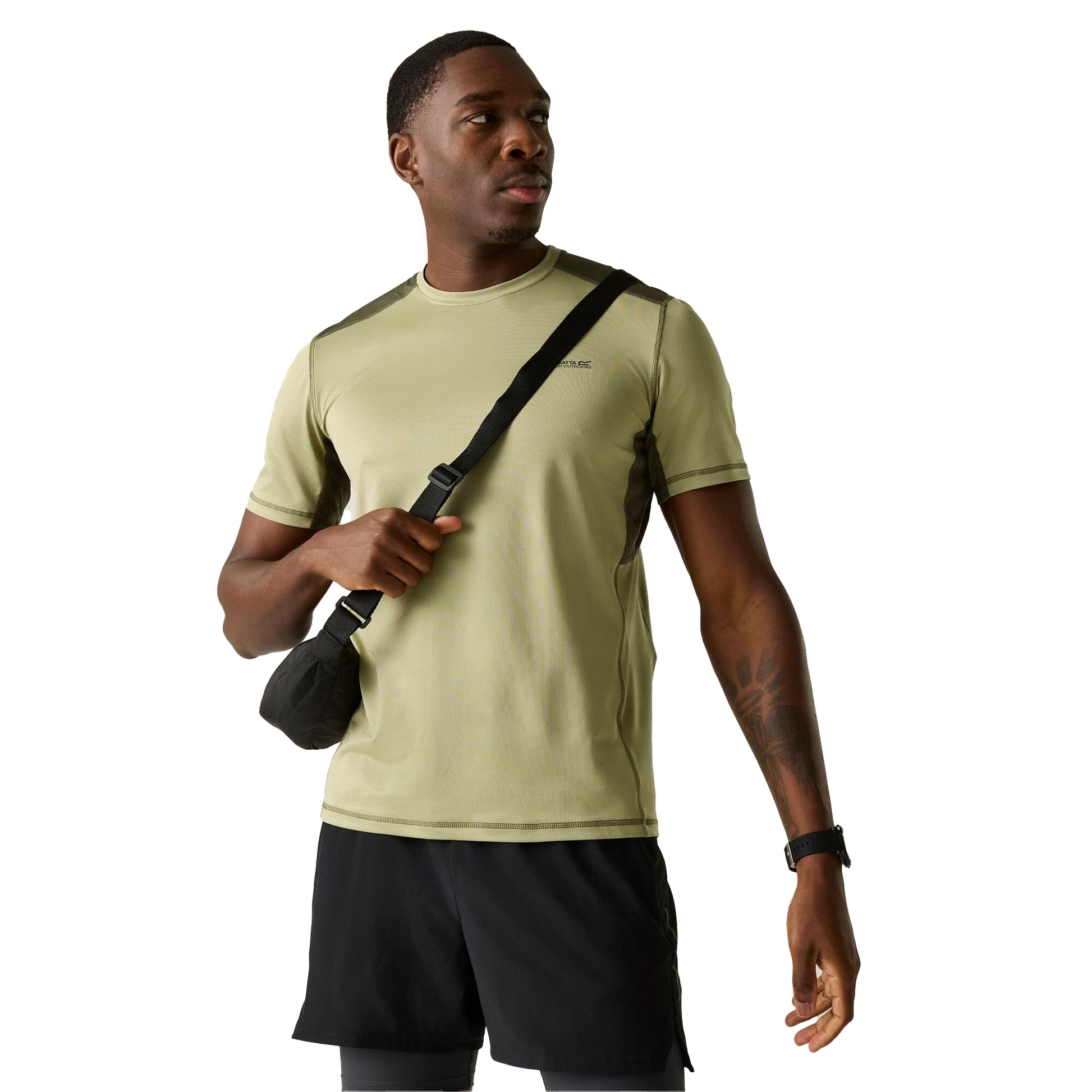Light Sage-Dark Khaki - Lifestyle - Regatta Mens Virda T-Shirt
