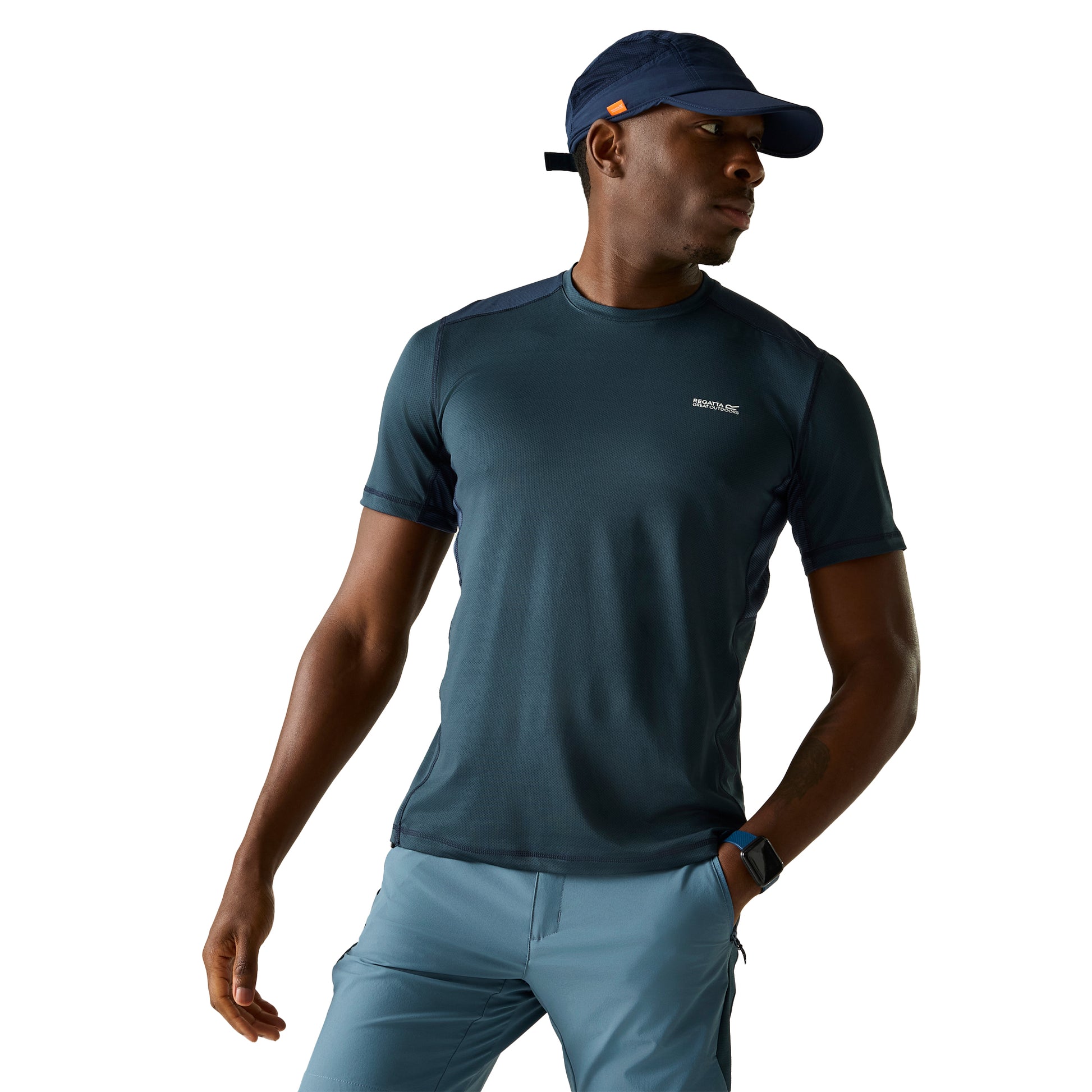Night Sky-Navy - Lifestyle - Regatta Mens Virda T-Shirt